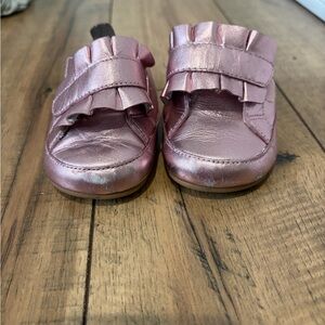 Old Soles Metallic Pink Baby Shoes